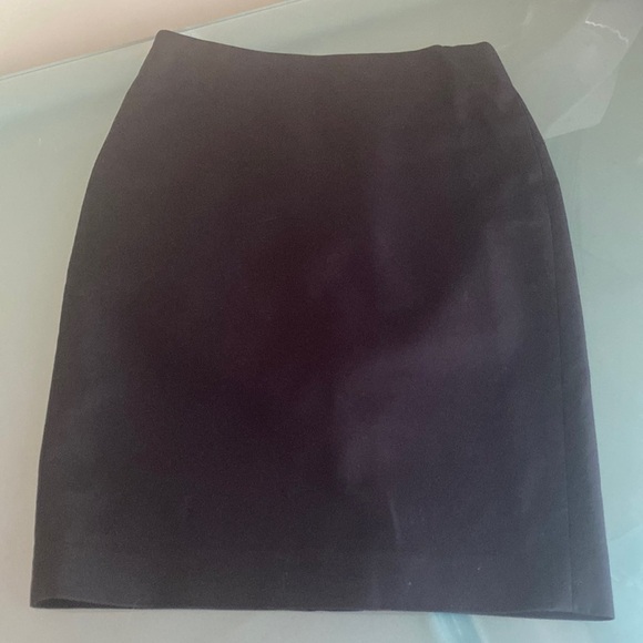 J Crew Black COTTON No. 2 Pencil Skirt with Stretch Size 00 - Picture 1 of 4